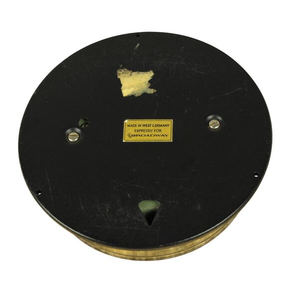 Vintage Broadway Brass Barometer West Germany Weather Instrument Wall Hanging - Picture 9 of 12